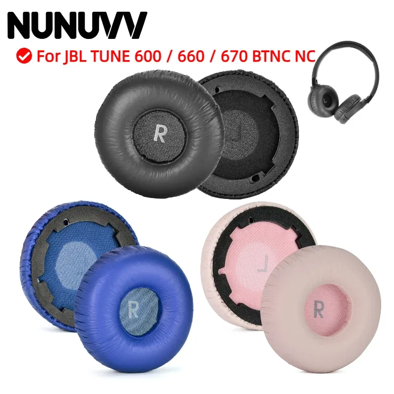NUNUVV For JBL TUNE 600 / 660 / 670 BTNC NC Original earmuffs with buckle Headphones Memory Foam Ear Cushions High Quality ， - view 2