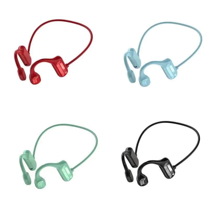 5.0 Bluetooth Earphones Sport Wireless Headset Ear Hook Air  Conduction Principle 3D HIFI Stereo HIFI Headphones With Microphone