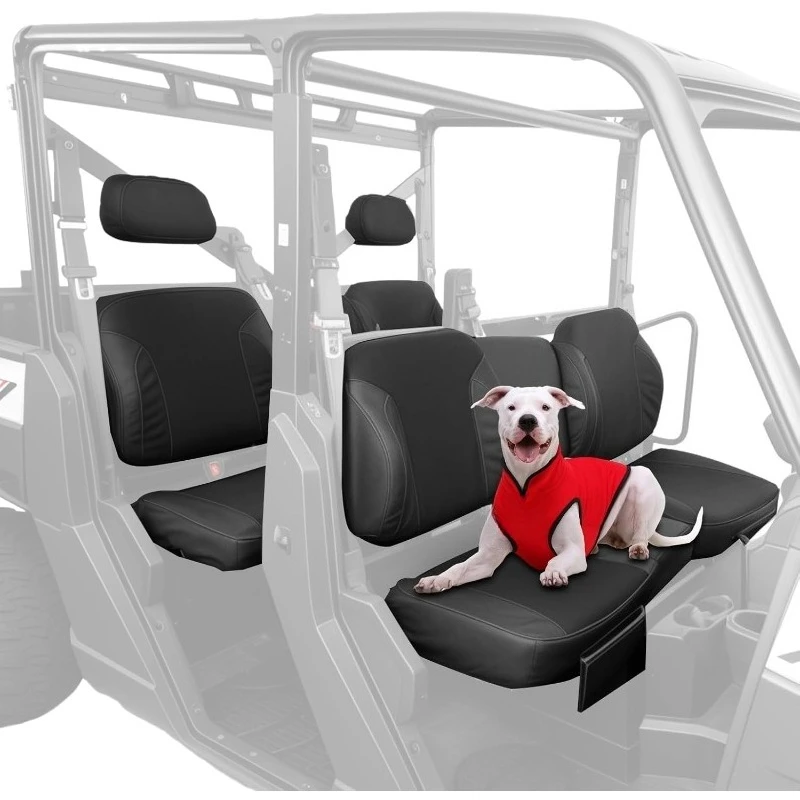 مجموعة غطاء مقعد UTV Wingback متوافقة مع Polaris Ranger Crew XP 1000 2022-2025، 1680D Oxford Fabric Pet Toenail Proo