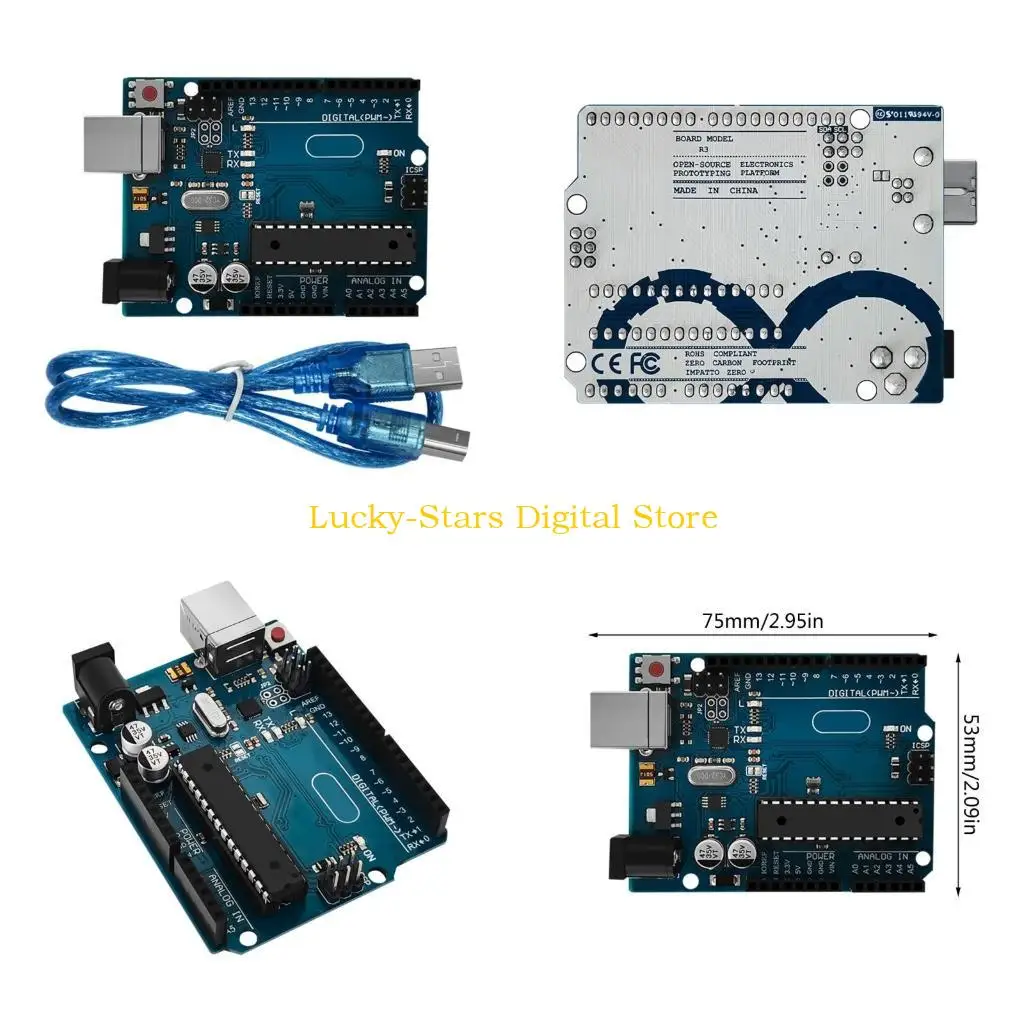 

T3EE UNOR3 Плата контроллера с USB -кабелем (необязательно), для IDE