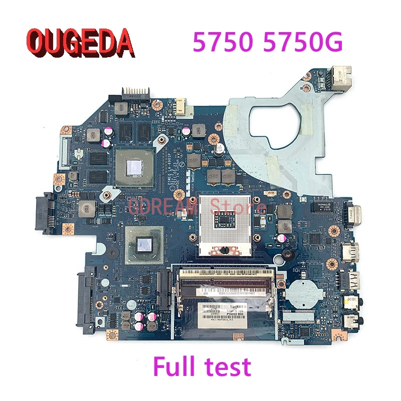 

OUGEDA P5WE0 LA-6901P MB.RCG02.006 MBRCG02006 Laptop motherboard For Acer aspire 5750 5750G HM65 DDR3 GT540M 1GB main board