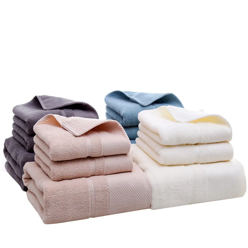 100% Cotton Premium Bath Towel  Lightweight and Highly Absorbent Adult thickened bath towel for home Beach towel