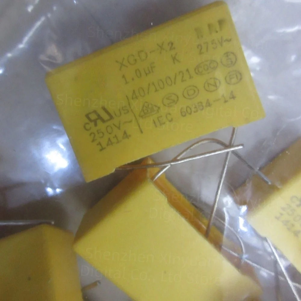 10pcs-IEC60384-14 X2 capacitor 0.1uF 275V 22MM spacing