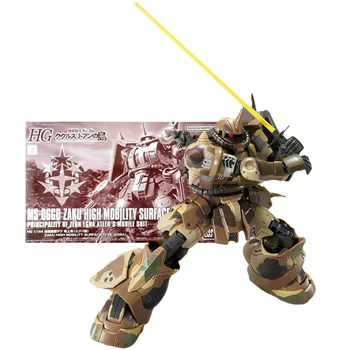 반다이 정품 피규어 건담 모델 키트, HG 1/144 MS-06GD 자쿠, 고기동성 표면형 에그바 컬렉션, 건프라 액션 피규어 장난감 