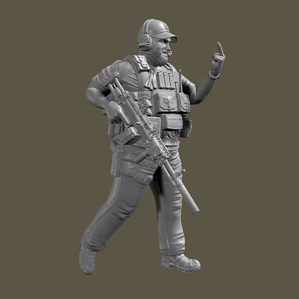 

Набор моделей солдат из смолы 38 мм, 50 мм, бесцветные и самособранные фигурки, 3D-печать TD-6900/3D