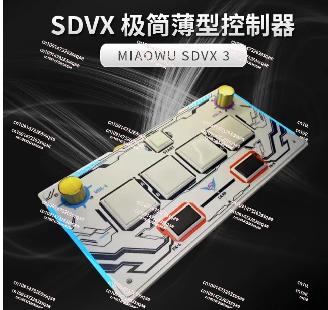 وحدة تحكم DVX LITE Sdvx سماعة Sdv محطة مصدر Sdvx إصدار الشباب القياسي مع مصباح RGB Jiadalon Micro Switch