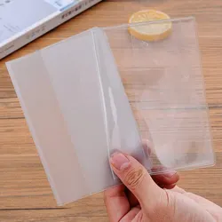 Transparent PVC Passport Protecting Cover ID Card Cover Plain Waterproof Transparent Clear Passport Holder Travel Accessories