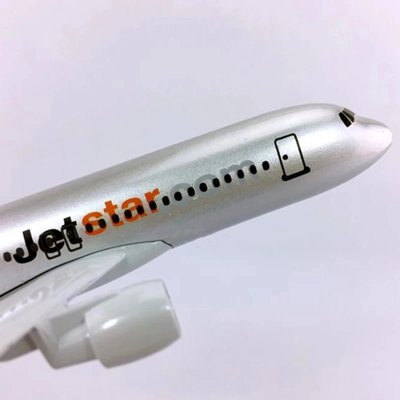 16cm Metal Alloy Plane Model Australian Air Jetstar A320 Airways Airbus 320 Airlines Airplane Model W Stand Aircraft Gift