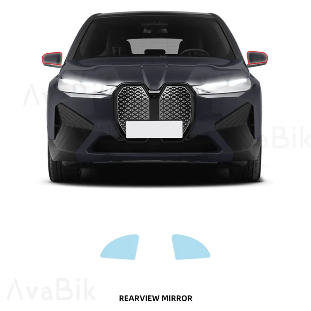 

For BMW IX Car Underskirt protection Film TPU PPF Cutting Pre Cut car center pillar Headlight Protective Film Transparent7.5mil