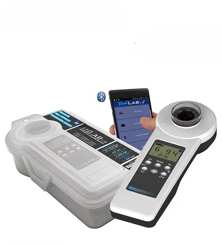 For POOLLAB swimming pool water quality detector residual chlorine pH value cyanuric acid test DPD total chlorine total