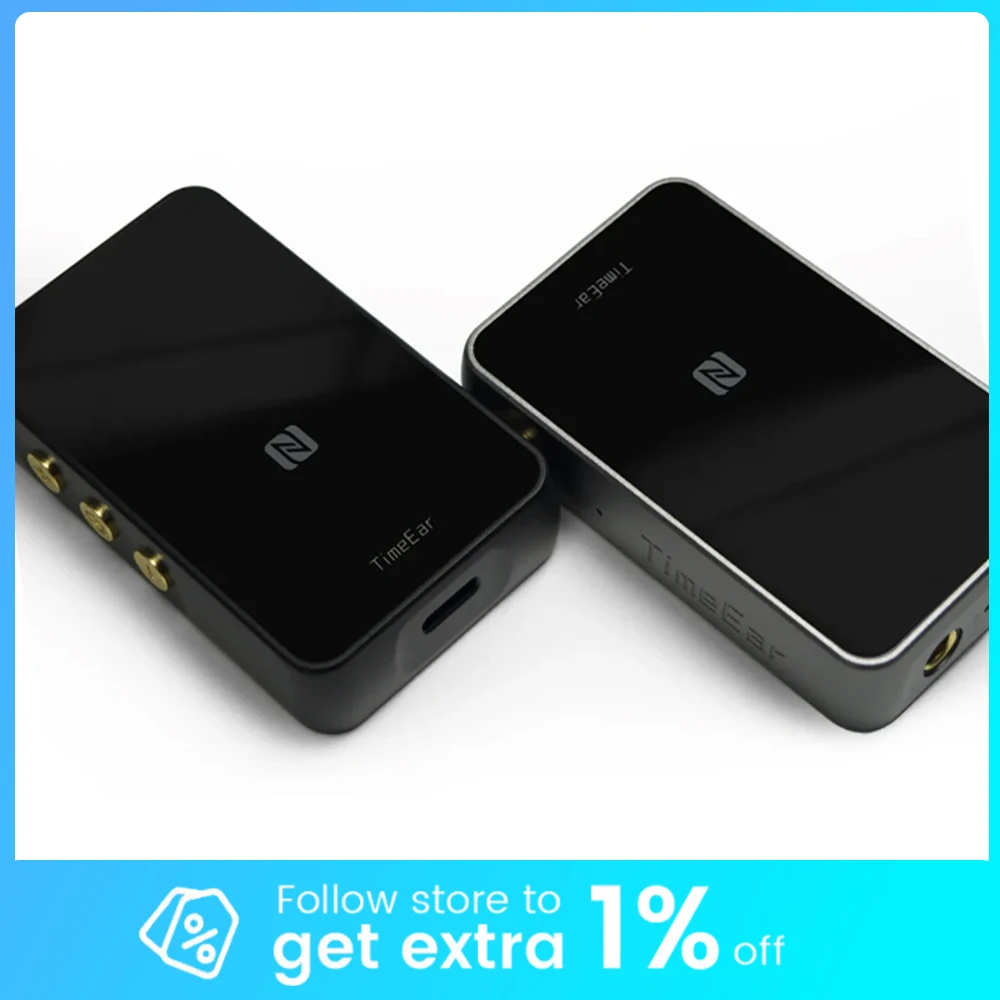 TimeEar BTE-8 Bluetooth HIFI Headphone Amplifier Mini DAC AMPDual CS43131 Headphone Power Amplifier Portable Customize For Music