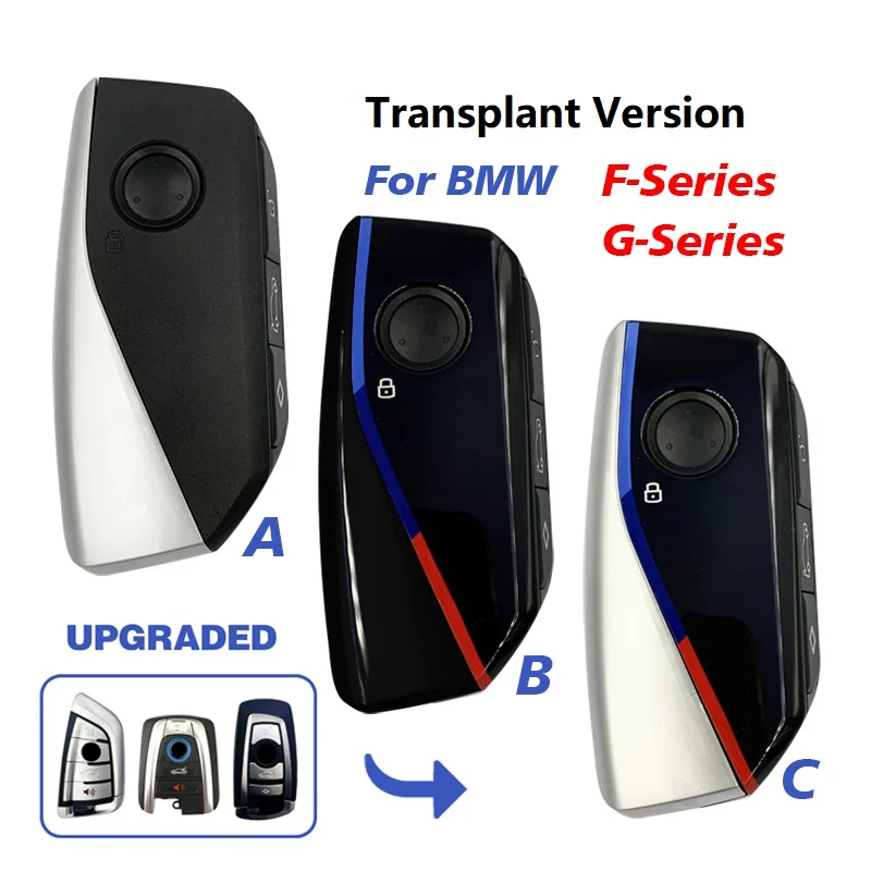 Chave inteligente para BMW Série F/G, CN006110, Keyless atualizado, 4 botões, sem chip