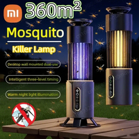 Xiaomi Electric Mosquito Killer Lamp Insect Fly Trap Outdoor Home Indoor USB Camp Mosquito Lamp Wall Desktop Wall Hang Dual Use
