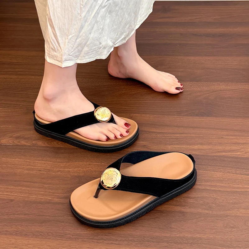 الصيف عدم الانزلاق الوجه يتخبط صنادل شاطئ عادية داخلي في الهواء الطلق الشرائح حذاء مسطح 2023 منزل الأحذية للرجال