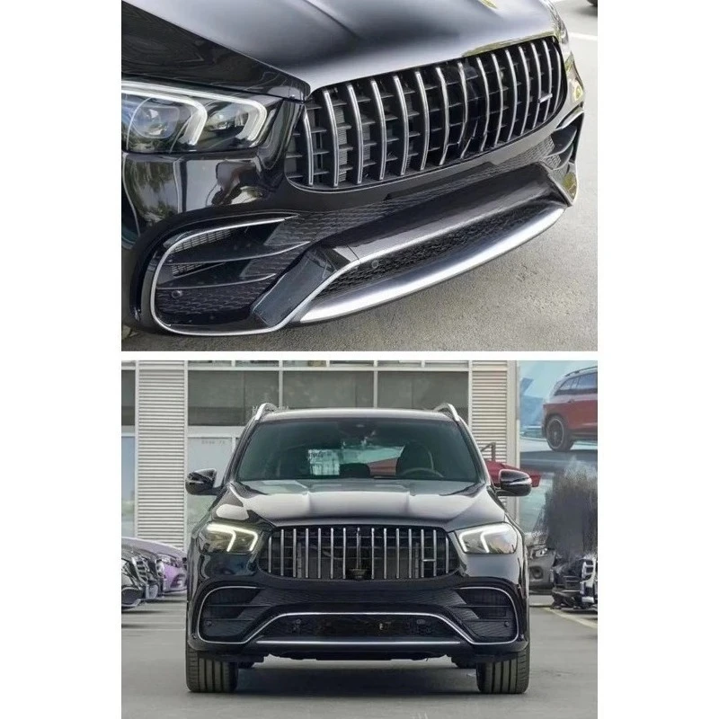 For GLE Upgrade GLE 63 2020+ Body Kit Front Bumper Rear Spoiler