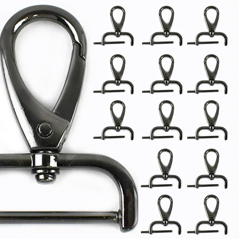 

20Pcs 13-38mm Detachable Metal Buckle Swivel Lobster Clasp for Dog Collar Bag Strap Removable Snap Hook Keychain Carabiner Clips