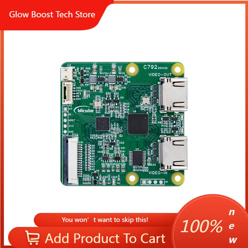 

NYFor Raspberry Pi HDMI to CSI-2 Converter Module, Zero Delay Loop Out I2S Audio Blikvm Pikvm for Pi 5 4