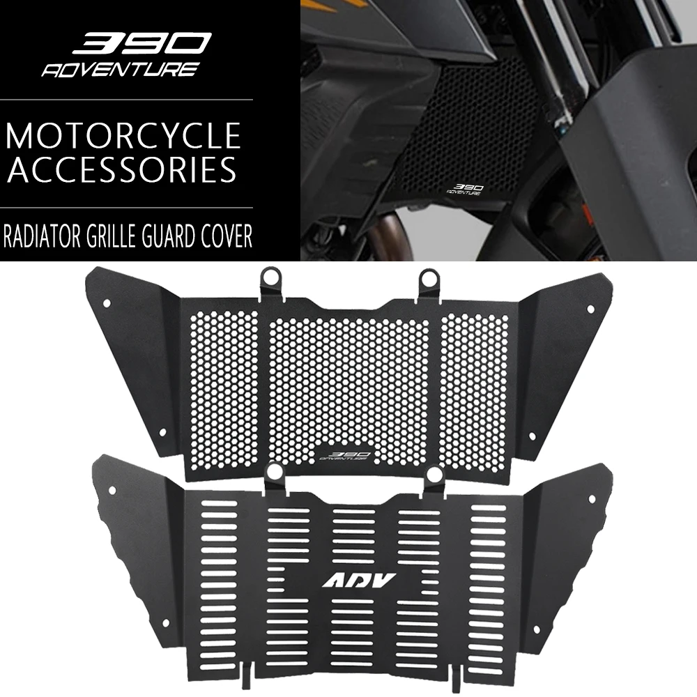 

2024 Motorcycle Accessories FOR KTM 390ADV 390 ADVENTURE 2019-2021 2022 2023 CNC Radiator Guard Protector Grille Grill Covers