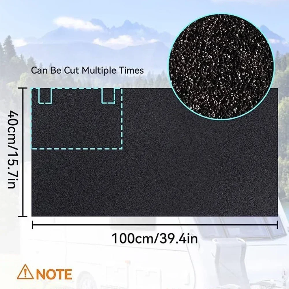 Filtri AC Filtro di ricambio per condizionatore d'aria per camper per uso domestico Per aria condizionata per camper Colore nero Aspirazione anticorrosione