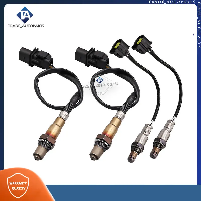 4Pcs Oxygen O2 Sensor Upstream & Downstream For 2013 2014 2015 2016 Mercedes-Benz CLS CLASS AMG A0065422018 A0095426318