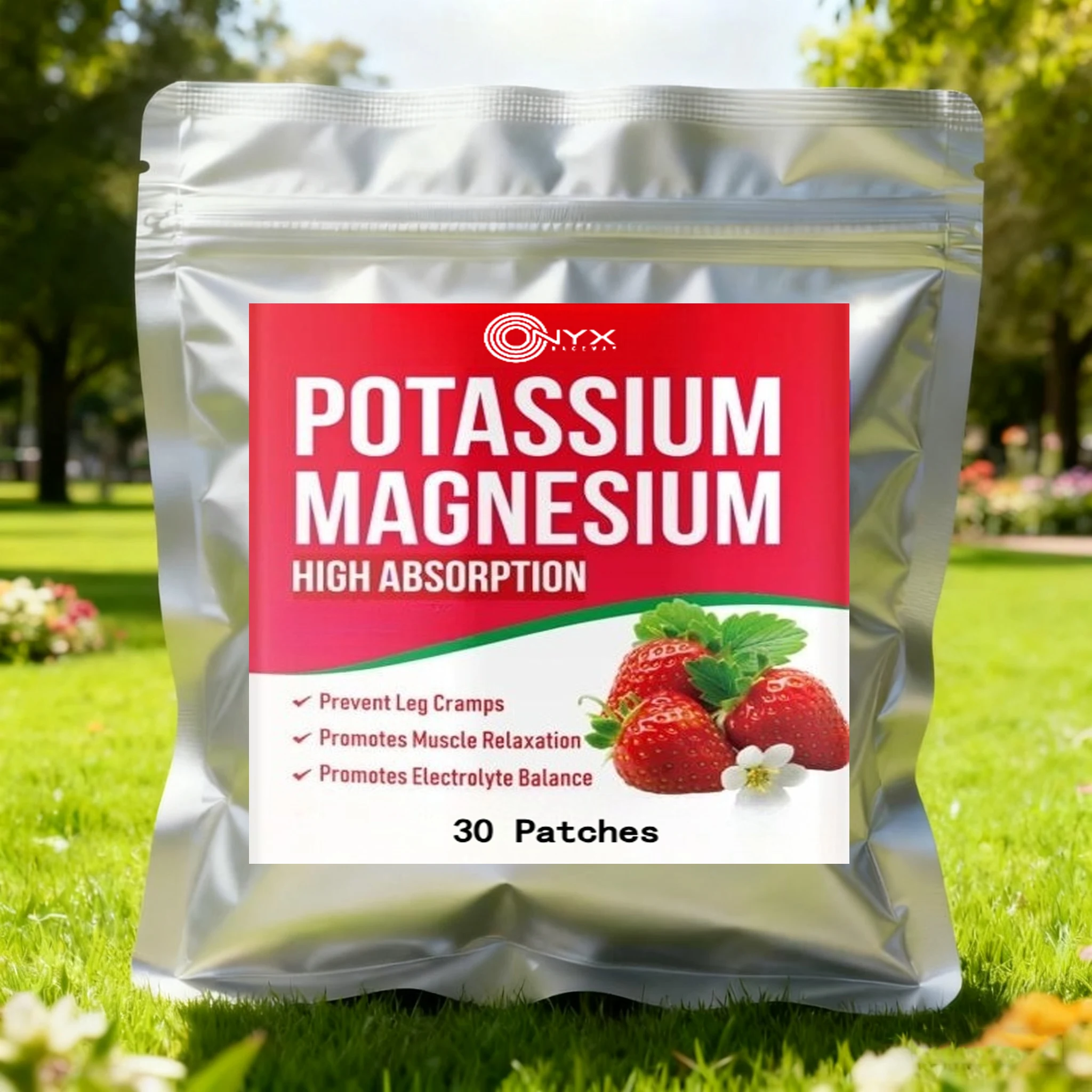 

30 пластырей Трансмические пластыри для цитратов калия с кровяным давлением из магниевого цитрата, нервной системой, поддержкой нервов