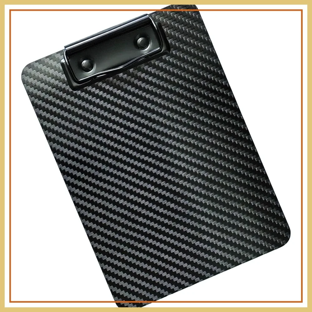 

Carbon Fiber Clipboard 5x7 inch, Mini Portable Writing Board, Ultra-Light Rigid Surface for Notes