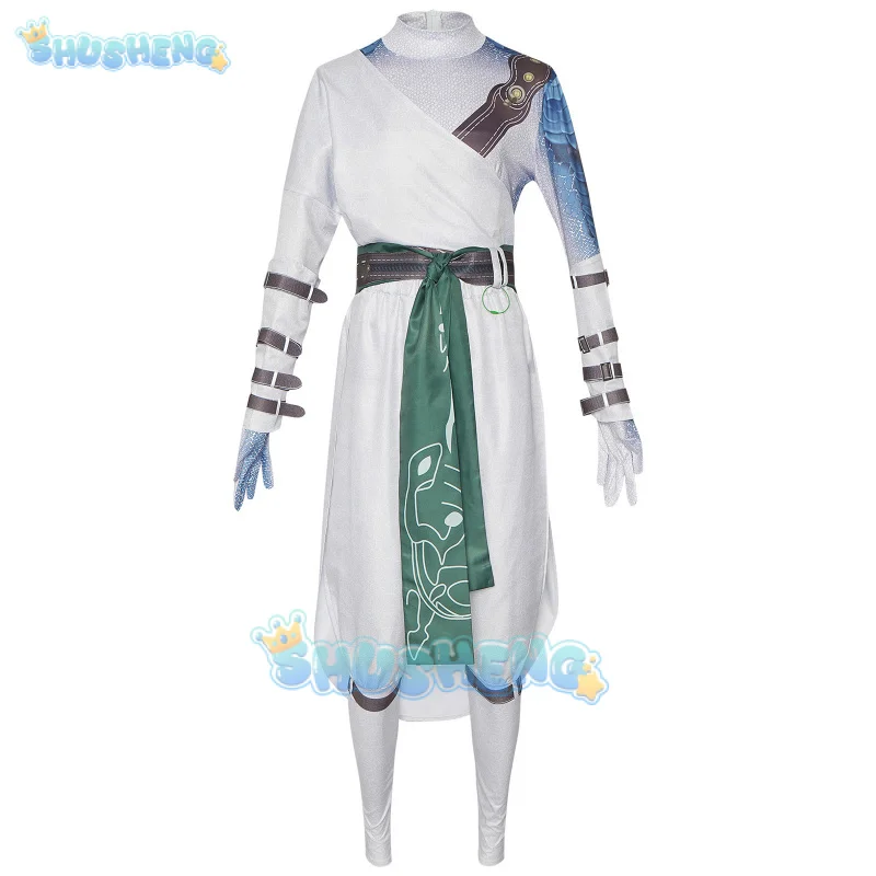 

Черный миф, костюм для косплея Wukong Bai Yi Xiu Shi, брифы, брюки, Униформа, халат, костюм на Хэллоуин