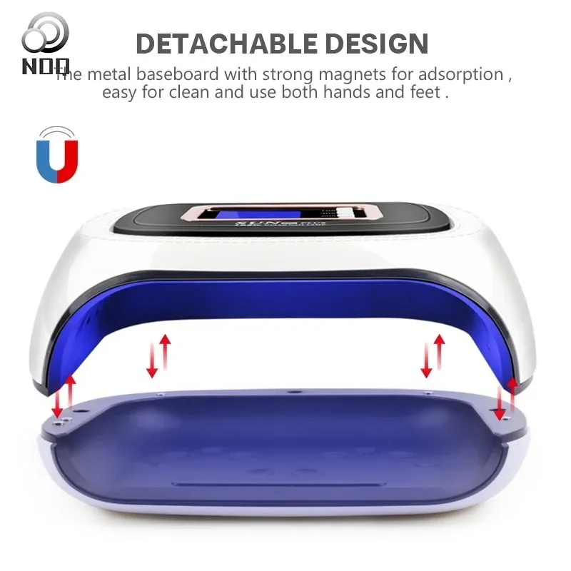 NOQ SUN H6 Plus UV LED Lamp Max84W For Nails 42Leds Nail Dryer Gel Drying Polish Varnish Manicure Ice Lamp Nail Art Tools