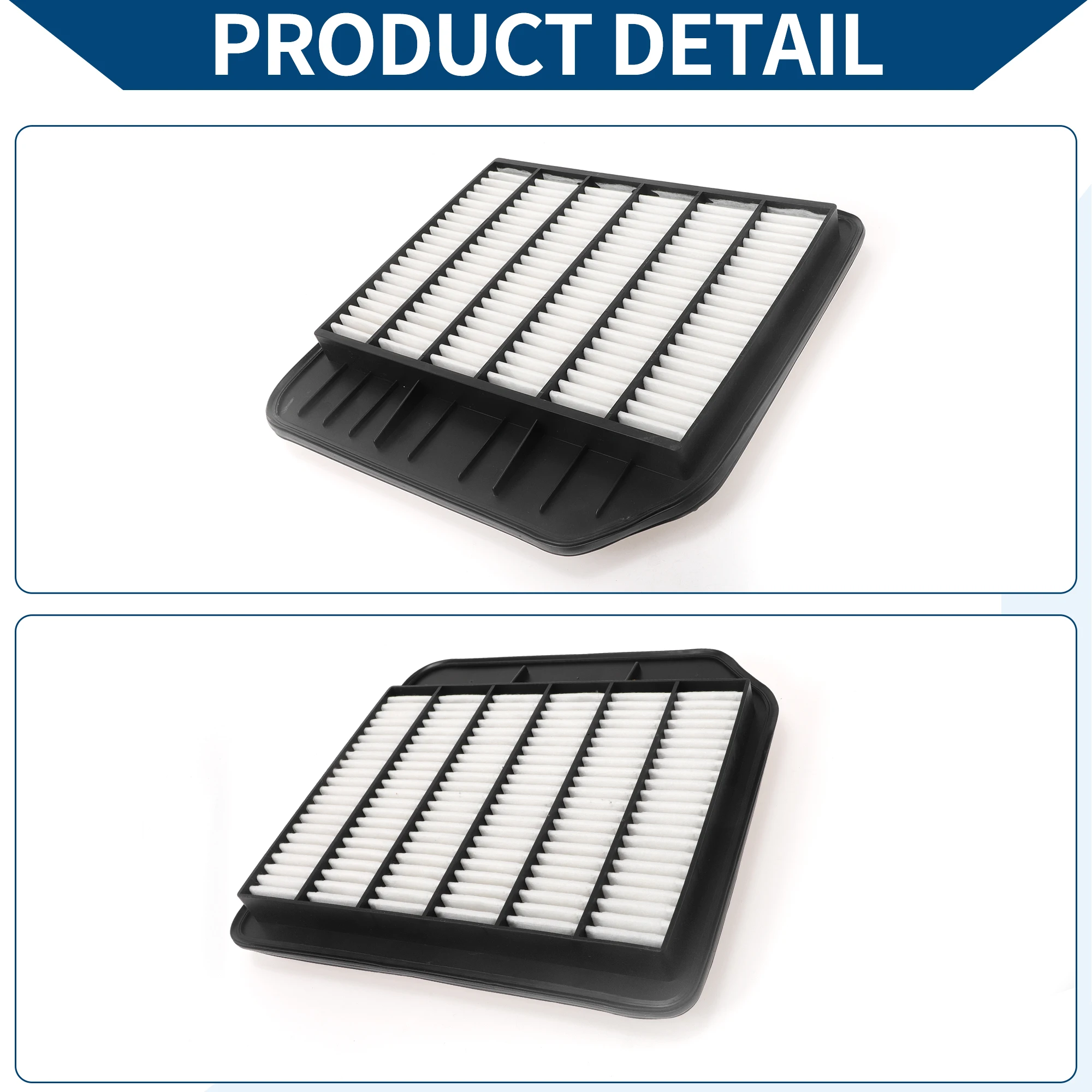 X Autohaux Car Engine Air Filter No.165461LA0A for Infiniti QX80 5.6L 2016-2020 Long Life Filter Element Air Cleaner 1 Pc