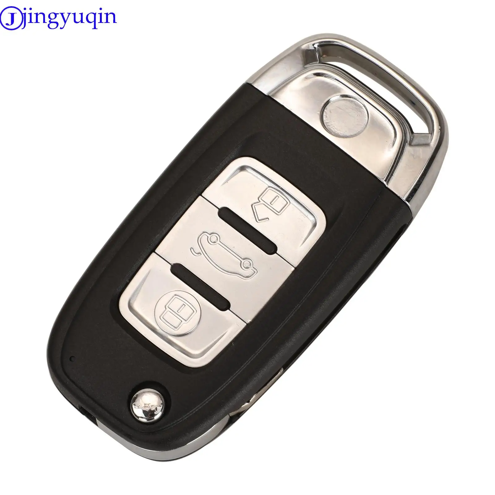 jingyuqin Modified Flip Remote Car Key Shell Fob For Volkswagen VW Golf Polo Touareg Tiguan Jetta Beetle MK6 ( 5K0837202AD )