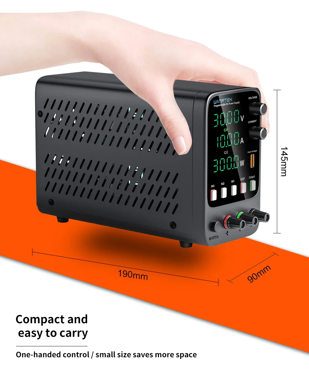 APS305H High Precision Adjustable Programmable DC Power Supply 30V/5A Adjustable Voltage and Current for Laboratory Research