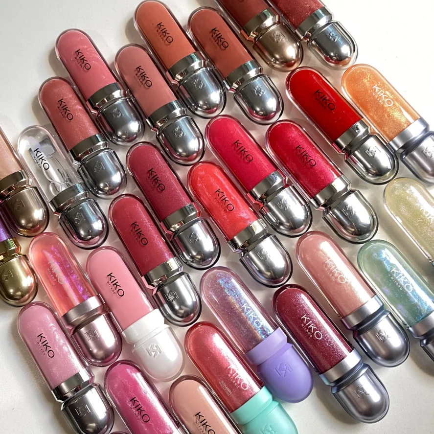 KIKO 3D Liquid Lip Glaze Transparenter Lipgloss Spiegel-Lippenstift Pflegender Glanz für volle Lippen, lichtecht, Milchtee-Bohnenpaste Make-up – Detail 6