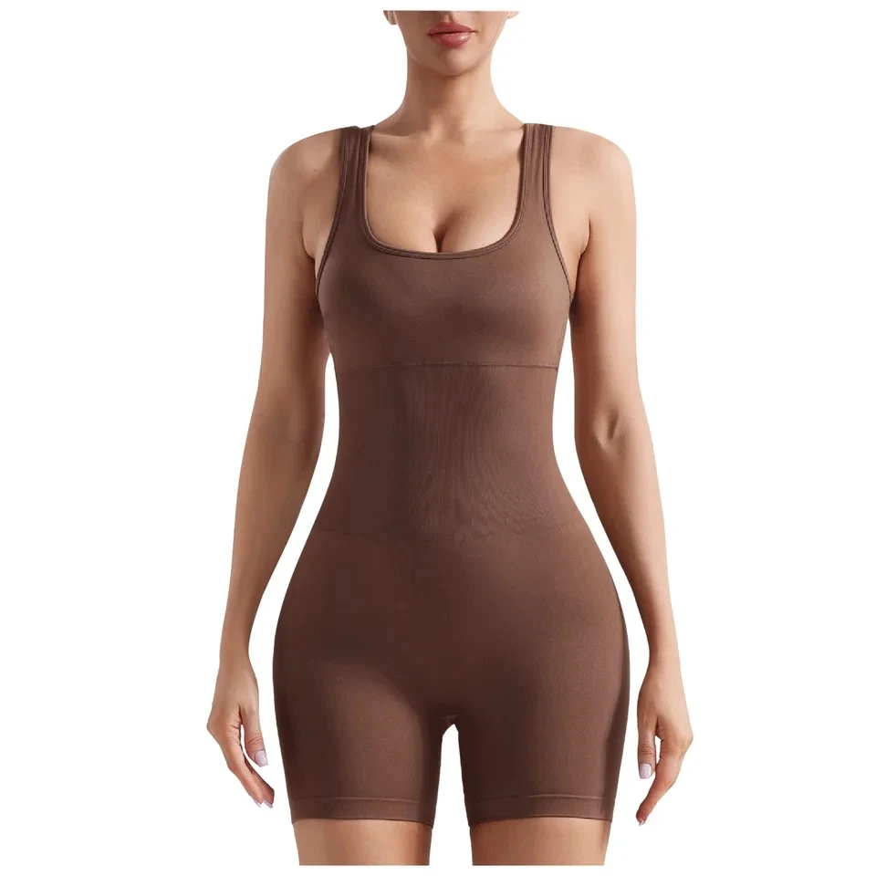 

Sexy Fitness Jumpsuit For Women Backless Sports Playsuit Running One-Piece Yoga Suit Female Seamless Gym Workout Sportswear
