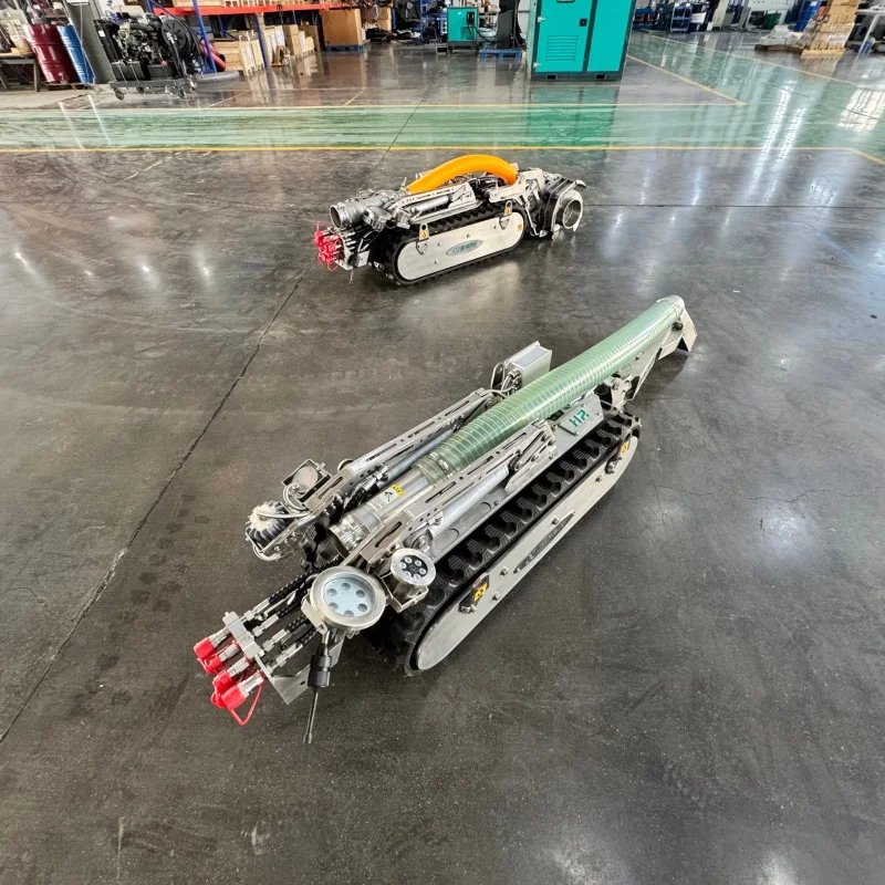 ER600SD Earthworm Dredging Robot-Compact, Diesel-Powered Solution for Confined Space & Emergency Dredging Operations