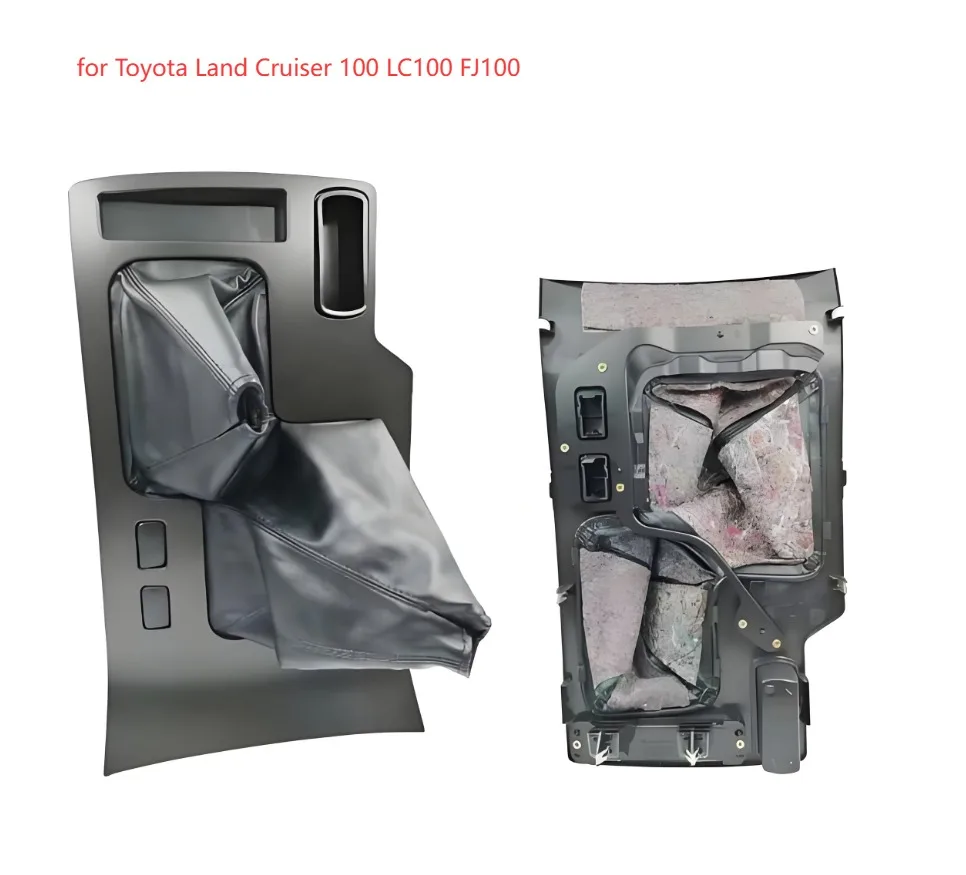 liuquan Wood Gear Shift Panel for Toyota Land Cruiser 100 LC100 FJ100 | Center Console Trim Interior Accessories