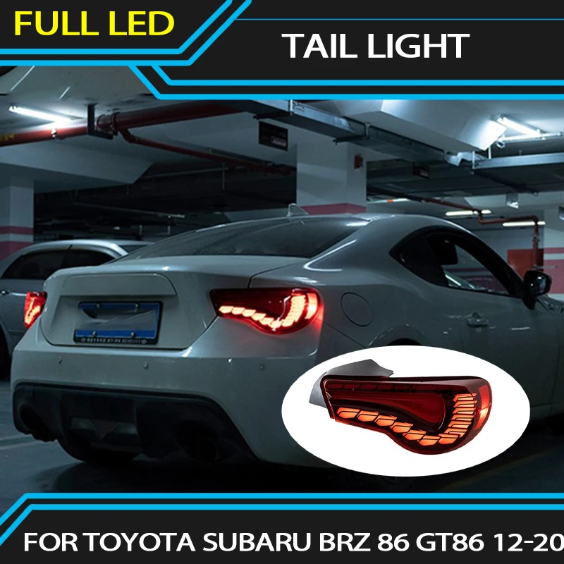 

LED Taillight For Toyota GT86 2012-2020 Taillights For Subaru BRZ With DRL Dynamic Turn Signal Light Rear Lamp Auto Accessories