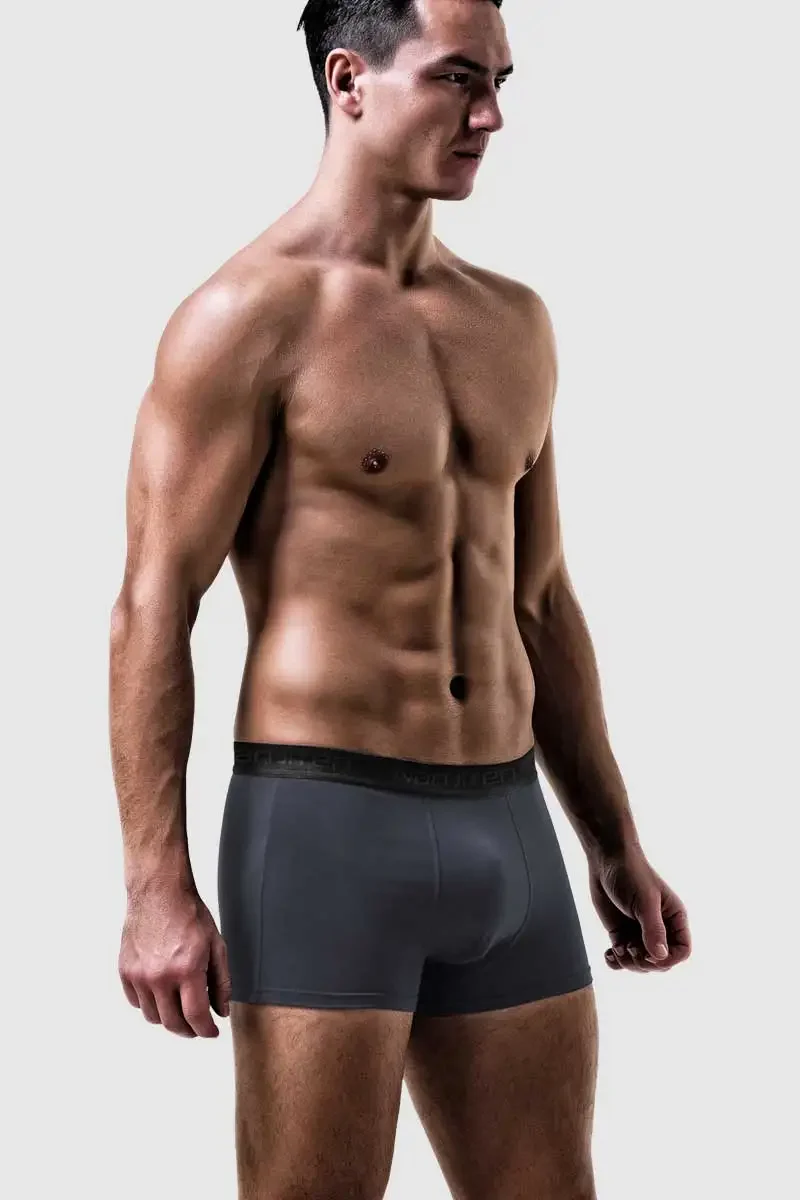 

3pc Men's Underwear, Men's Large Size Loose Plus Fat Plus-Size Pants, Boxer Briefs, Modal Fat Shorts