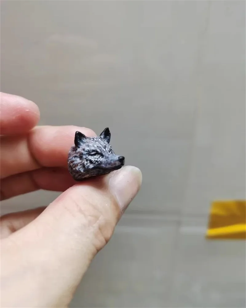 1/18 żołnierz pies głowa zwierzęcia rzeźba akcesoria do modeli wysokiej jakości dopasowanie 3.75 ''figurki ciało w magazynie