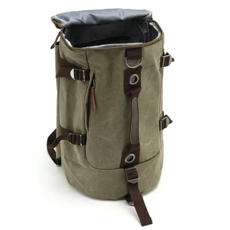 Large Capacity Man Travel Bag Mountaineering Backpack Men Bags Canvas Bucket Shoulder Backpack