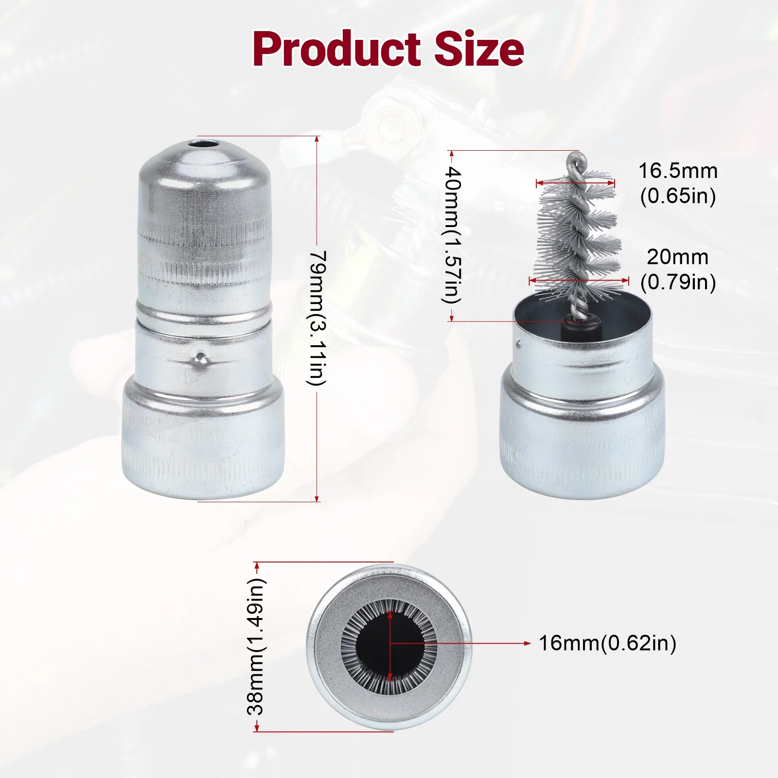 1/5/10PCS Wash Cleaning Battery Wire Detailing Brush Dirt Corrosion Clean Tool Battery Post Terminal Cleaner New Car Accessories