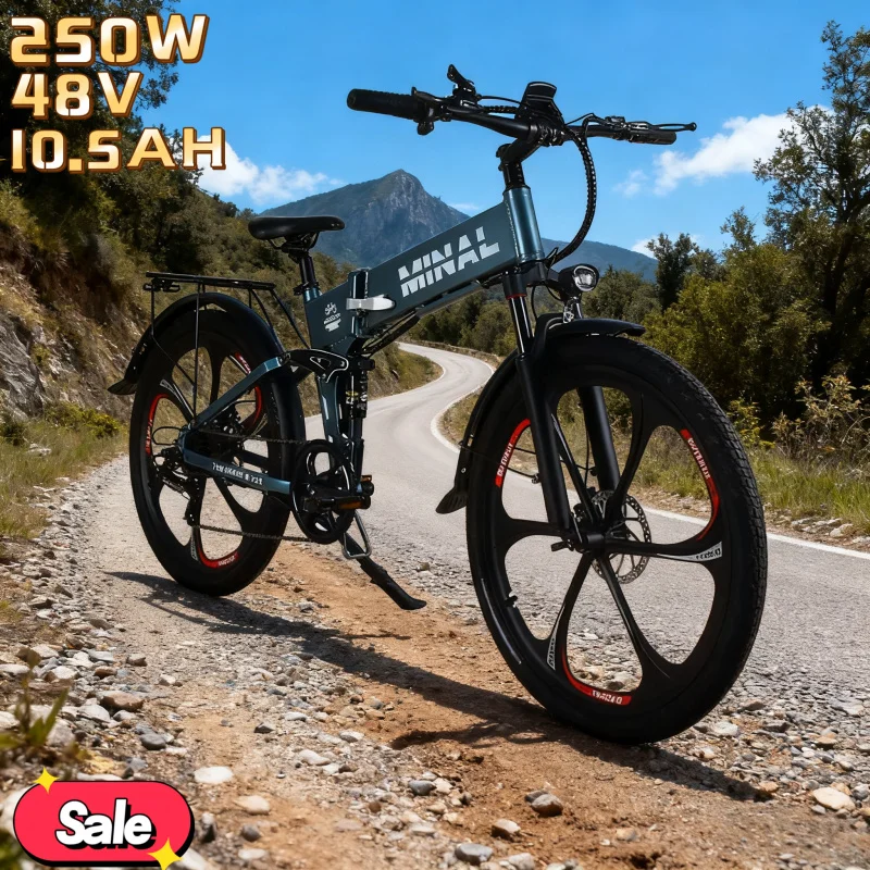 

Electric bicycles in four colors 26-inch 250W 48V 10.5AH safety battery E-bike are simple, fashionable, flexible and efficient