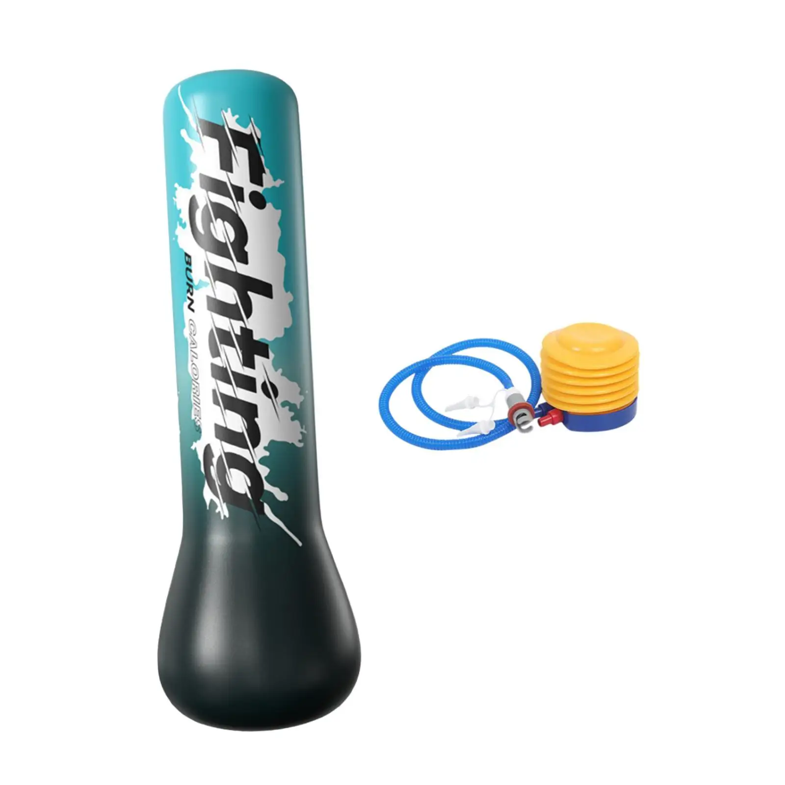 Inflatable Kids Punching Bag PVC Freestanding Boxing Column Toy Home Training Equipment for Indoor Exercise