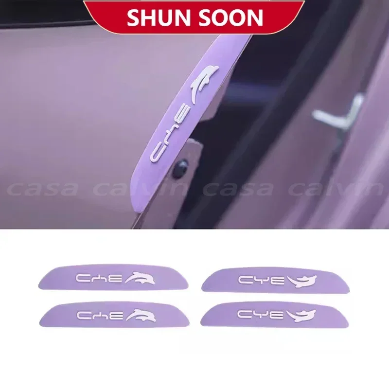 Per BYD Seagull dolphin Car Door Edge strisce di protezione antigraffio Anti-collisione Protector Sticker Bumper Scuff accessori