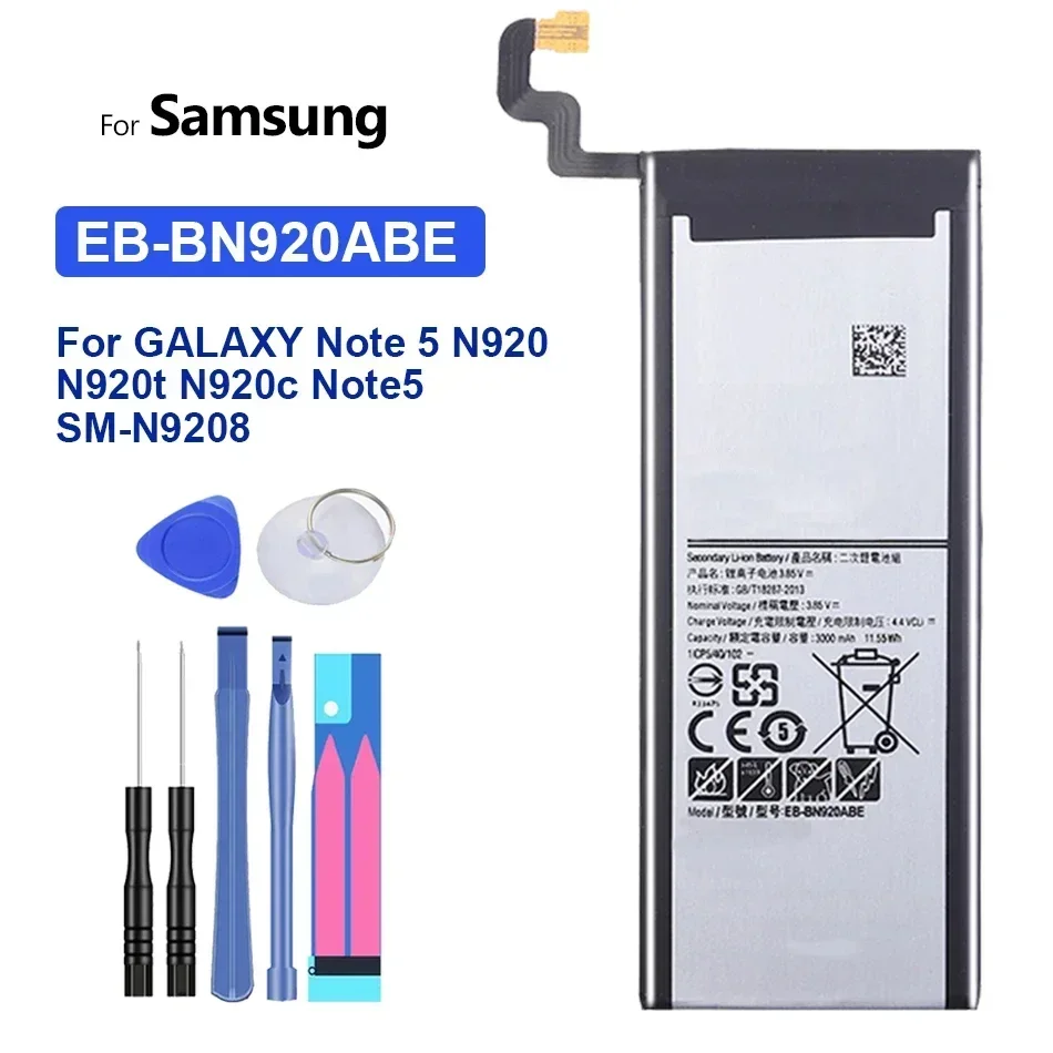 Battery B800BC EB-BN910BBE EB-BN920ABE EB-BN950ABE EB-BN915BBC For Samsung Galaxy Note edge 3 4 5 8 9 10 Plus Lite