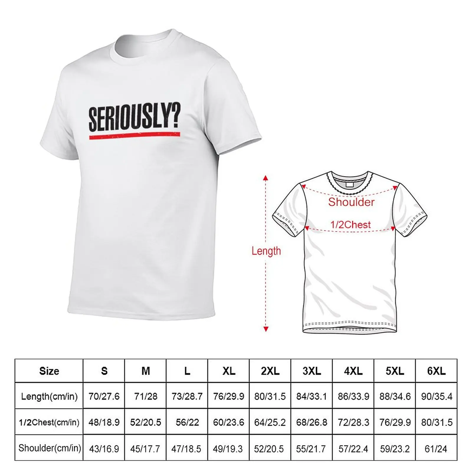 Seriously? – Meredith Grey T-Shirt oversized graphic tee plain plus size tops mens t shirts casual stylish