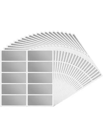50pcs Scratch Off Sticker Labels Scratch Off Sticker Label Create DIY Scratch Cards for Rewards Surprise Gift Game Raffle Ticket