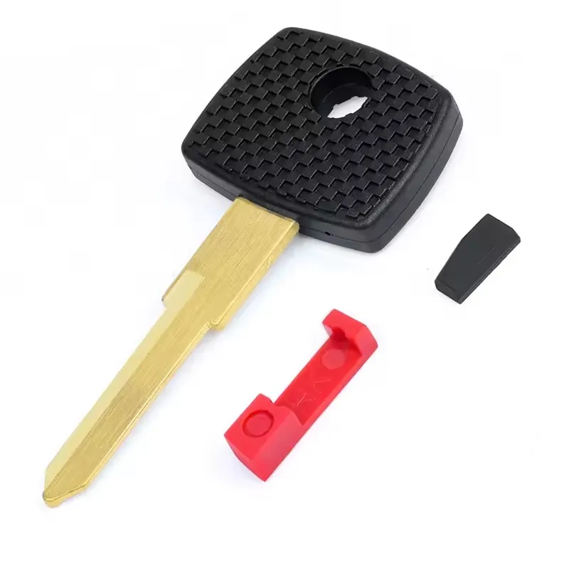 Keyecu Uncut Ignition Transponder Key Fob for Mercedes Benz Actros Atego Axor Sprinter Vito YM15 uncut blade with T5 ID20 Chip