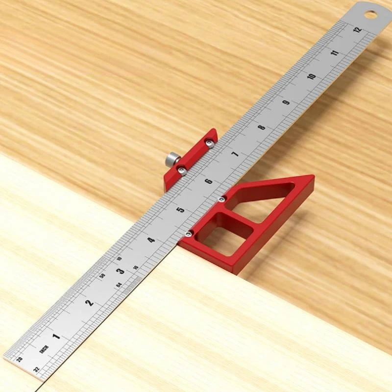 

Деревообрабатывающий инструмент для набросков, линейка для черчения и набросков, угол наклона 45/90 градусов, маркировочный измеритель, многофункциональный инструмент для столярных работ
