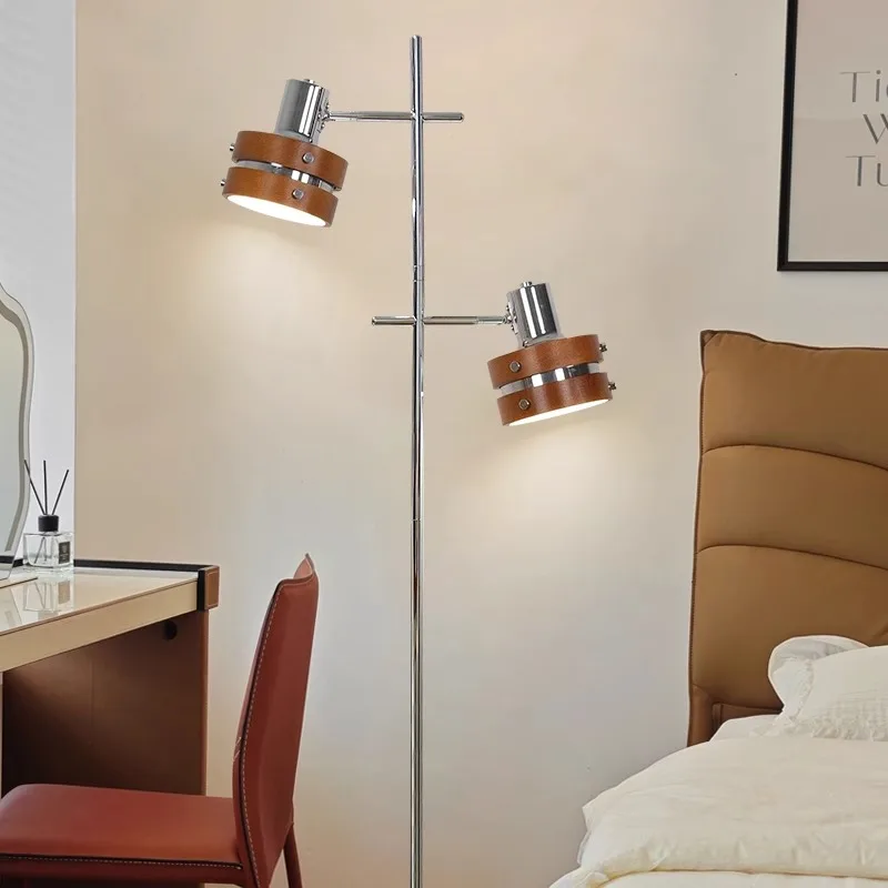 Simple floor lamp modern creative living room lamp adjustable direction bedroom lighting study light