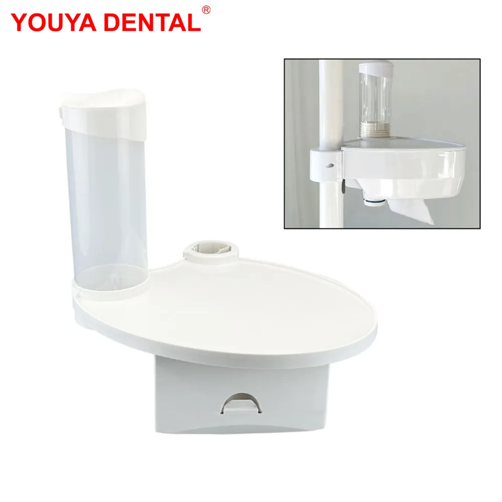 

3 in 1 Dental Chair Scaler Tray Cup Storage Holder Paper Tissue Box Dentist Oral Care Parts Instrument Dentistry Accessories New